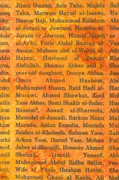 Iraqi names detail